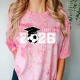Class Of 2026 Senior 2026 Soccer High School Graduation Comfort Color Blast T-Shirt Clay
