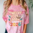 Class Of 2026 Senior Twelve Years Later Sloth Graduation Comfort Color Blast T-Shirt Clay