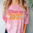 Class Of 2027 Graduation Senior Back To School 2026 Graduat Comfort Color Blast T-Shirt Clay