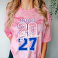 Class Of 2027 Senior 2027 Graduation Comfort Color Blast T-Shirt Clay