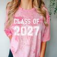 Class Of 2027 Shirt Graduation School Future Graduate Comfort Color Blast T-Shirt Clay