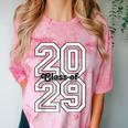 Class Of 2029 Graduating School Class Of 2029 Graduation Comfort Color Blast T-Shirt Clay