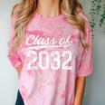 Class Of 2032 Grow With Me Graduation Comfort Color Blast T-Shirt Clay