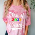 Class Of 2032 Kindergarten Back To School Graduation Comfort Color Blast T-Shirt Clay