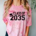 Class Of 2035 First Day Of School Graduation Comfort Color Blast T-Shirt Clay