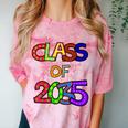 Class Of 2035 Grow With Me Kindergarten Graduation Comfort Color Blast T-Shirt Clay