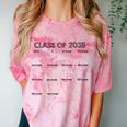 Class Of 2035 Handprint Graduation Comfort Color Blast T-Shirt Clay