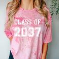 Class Of 2037 Shirt Graduation School Future Graduate Comfort Color Blast T-Shirt Clay