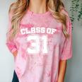 Class Of 31 2031 School Tee Shirt Graduation Class Party Comfort Color Blast T-Shirt Clay