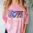 Class Of 75 1975 50th Class Reunion Tie Dye Graduation Items Comfort Color Blast T-Shirt Clay