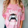 Class Of Gamer 2023 Shirt Graduation Game Boy Graduate Comfort Color Blast T-Shirt Clay