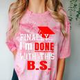 College Graduation T Shirt Senior Finally Done Comfort Color Blast T-Shirt Clay
