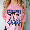 Color Guard Senior 2026 Flags Marching Band Graduation Grad Comfort Color Blast T-Shirt Clay