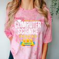 Computer Science Degree Graduation Senior Celebration Grad Comfort Color Blast T-Shirt Clay