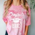 Congrats 2018 Eric College High School Graduation Comfort Color Blast T-Shirt Clay