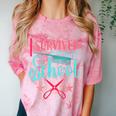 Cosmetology Graduation Tee I Survived Cosmetology School Comfort Color Blast T-Shirt Clay