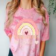 Cosmetology Instructor Cosmetologist Graduation Rainbow Comfort Color Blast T-Shirt Clay