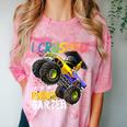 I Crushed Kindergarten Monster Truck Graduation Boys Small Comfort Color Blast T-Shirt Clay