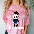 Cute Graduation Panda Class 2018 Comfort Color Blast T-Shirt Clay
