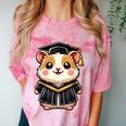 Cute Hamster Graduation Comfort Color Blast T-Shirt Clay