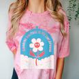 Cute Introvert Shy Teen Anti-Social Inner Strength Comfort Color Blast T-Shirt Clay