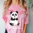 Cute Introvert Vibes – Panda Hello & Goodbye Comfort Color Blast T-Shirt Clay