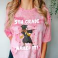 Dabbing Graduation Class Of 2025 Girls 5th Grade Nailed It Comfort Color Blast T-Shirt Clay