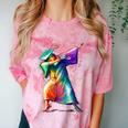 Dabbing Graduation Women Comfort Color Blast T-Shirt Clay