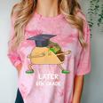 Dabbing Taco 6th Grade Graduation Shirt Sixth Grade Later Comfort Color Blast T-Shirt Clay