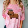 Dachshund Graduation 2018 Dog Graduation Shirt For Men Women Kids Comfort Color Blast T-Shirt Clay
