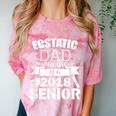 Dad Of a 2018 Senior Graduation Comfort Color Blast T-Shirt Clay