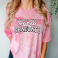 My Dad Graduated Matching Family Graduation Party Comfort Color Blast T-Shirt Clay