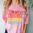 In My Defense i Was Left Unsupervised Introvert Comfort Color Blast T-Shirt Clay