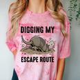 Digging My Escape Route Armadillo Introvert Humor Comfort Color Blast T-Shirt Clay Digging My Escape Route Armadillo Introvert Humor Comfort Color Blast T-Shirt Clay
