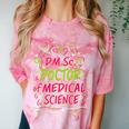 DMSc Doctor Of Medical Science Doctorate Graduation Comfort Color Blast T-Shirt Clay