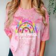 Doctor Of Physical Therapy Therapist DPT Graduation Rainbow Comfort Color Blast T-Shirt Clay