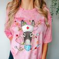 Donkey Nurse RN ER Nursing School Graduation Comfort Color Blast T-Shirt Clay