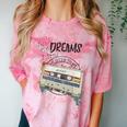 Dreams Of Music Mixtapes Retro Cassette Lifestyle Nostalgia Premium Tri-Blend Comfort Color Blast T-Shirt Clay