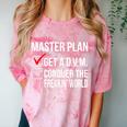 DVM Veterinarian Graduation Doctor Veterinary Medicine Comfort Color Blast T-Shirt Clay