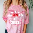 Earned It 2023 For Nurse Graduation Or RN LPN Class Of 2023 Comfort Color Blast T-Shirt Clay