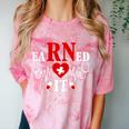 Earned It For Nurse Graduation Or RN LPN Nursing School Grad Comfort Color Blast T-Shirt Clay