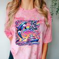 EAT THE RICH 90S NOSTALGIA WHALE ORCA YAHCT RETRO Comfort Color Blast T-Shirt Clay