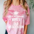 EDD Doctor Of Education EdD Wife Doctorate Graduation Comfort Color Blast T-Shirt Clay