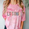 Educated Latina Proud Graduate Latinas Pride Graduation Comfort Color Blast T-Shirt Clay