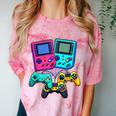 Eighties Console Controller Gaming Player Gadget Nostalgia Comfort Color Blast T-Shirt Clay