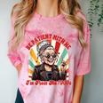 Elder Emo Grandma Nana Be Patient With Me I'm From The 1900s Comfort Color Blast T-Shirt Clay