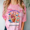 Elder Emo Nostalgia Skeleton Hand Comfort Color Blast T-Shirt Clay