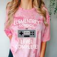 Elementary School Graduation Shirt Level Complete Gamer Comfort Color Blast T-Shirt Clay