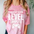 Elementary School Level Complete Gamer Graduate Graduation Comfort Color Blast T-Shirt Clay