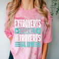 Extroverts Sparkle Introverts Glow Introvert Comfort Color Blast T-Shirt Clay Extroverts Sparkle Introverts Glow Introvert Comfort Color Blast T-Shirt Clay